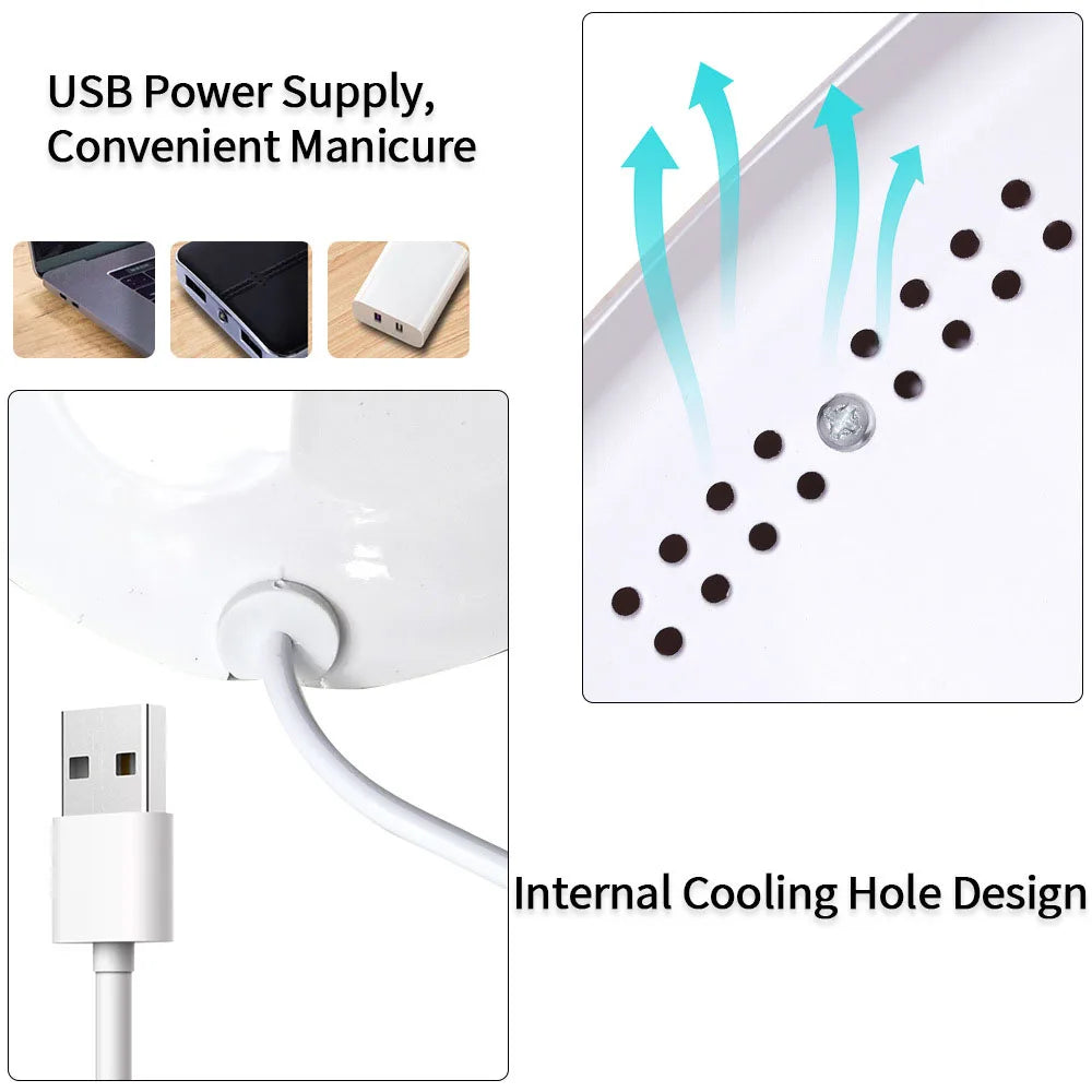 LULAA UV LED Nail Lamp with Eye Protection