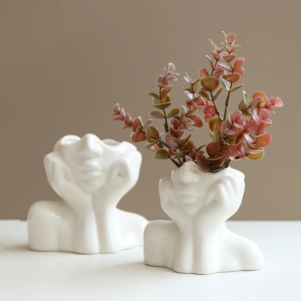 Face Design Makeup Brush Holder
