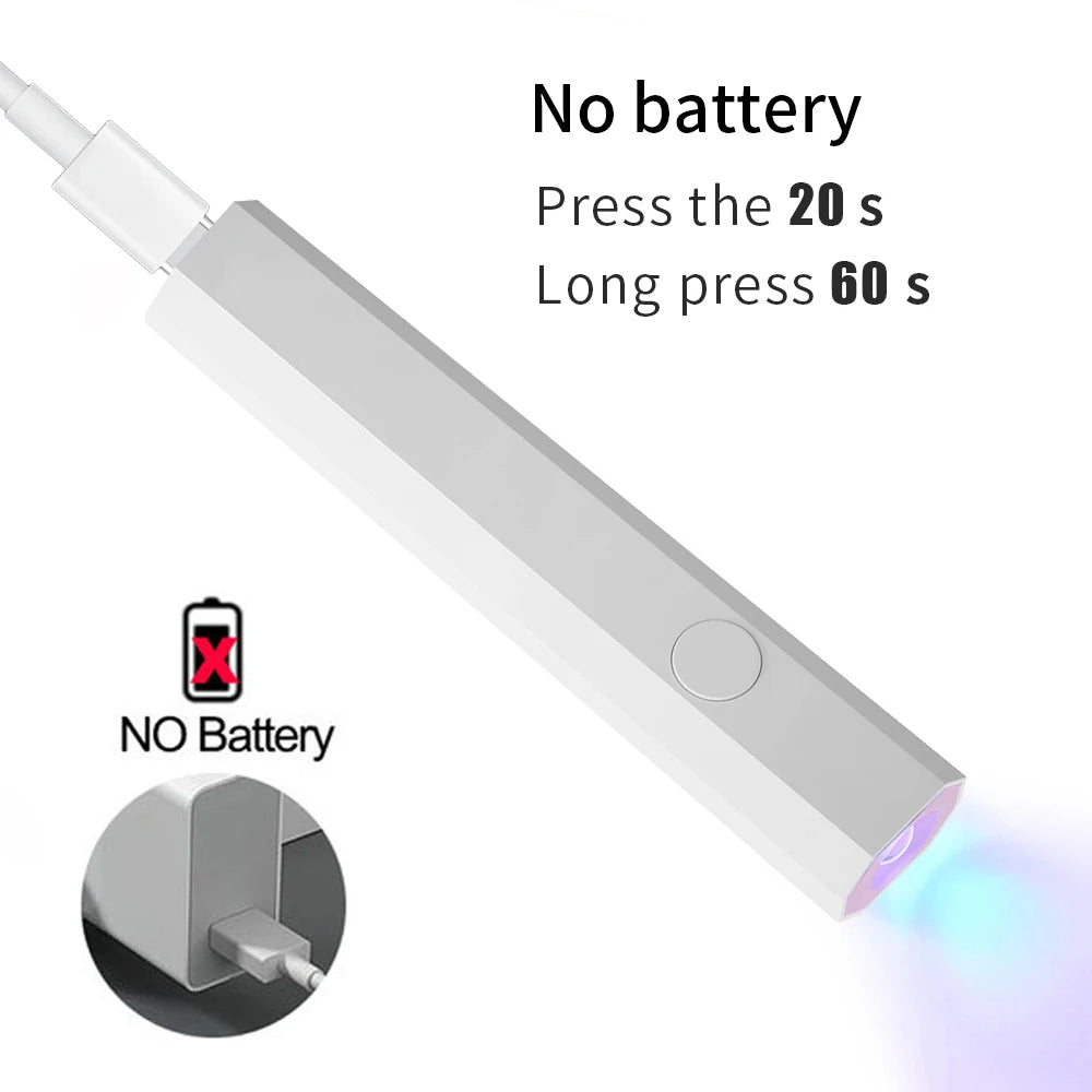 Rechargeable Mini LED Nail Lamp