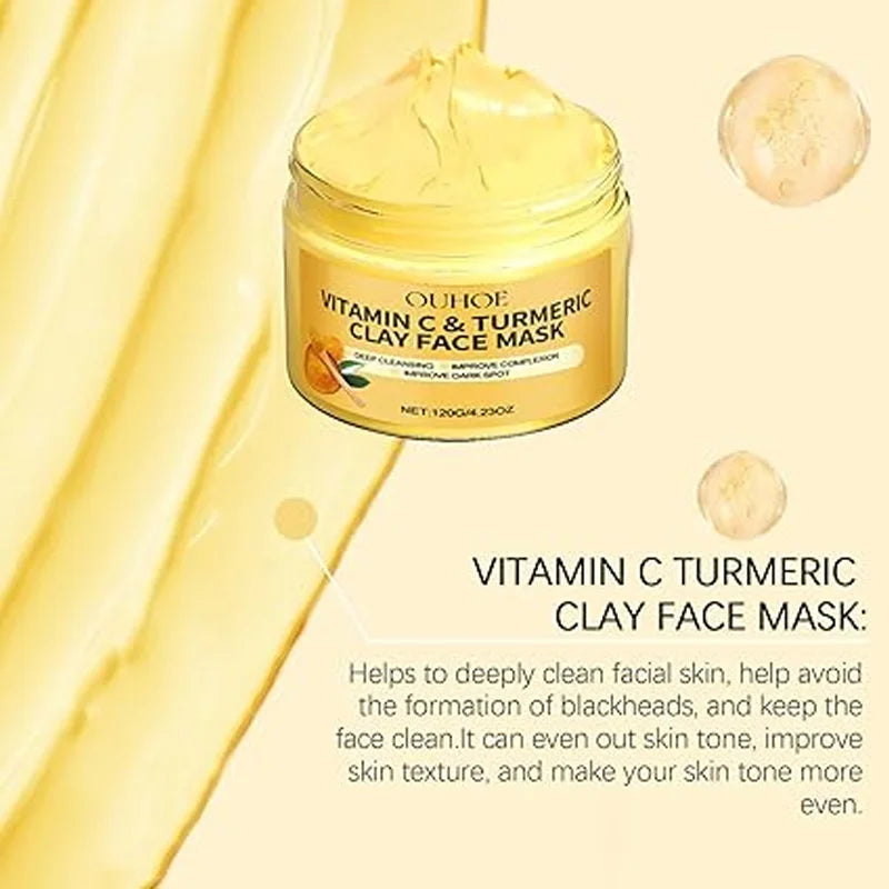 Turmeric & Vitamin C Brightening Clay Mask
