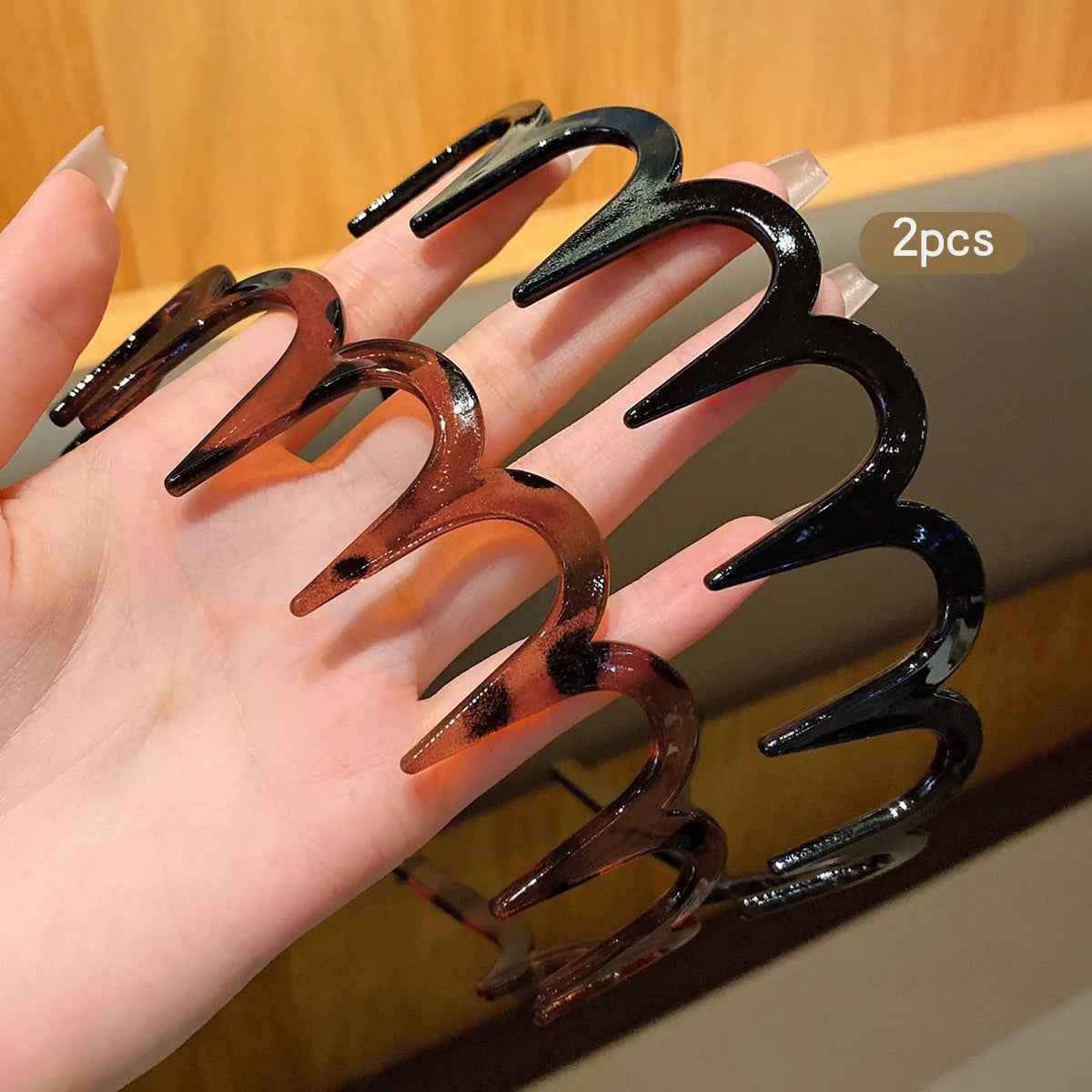 2-Piece No-Crease Hair Clip Set