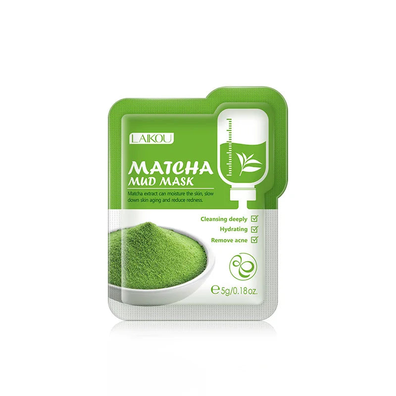 Matcha Green Clay Face Mask Set (7-Pack)