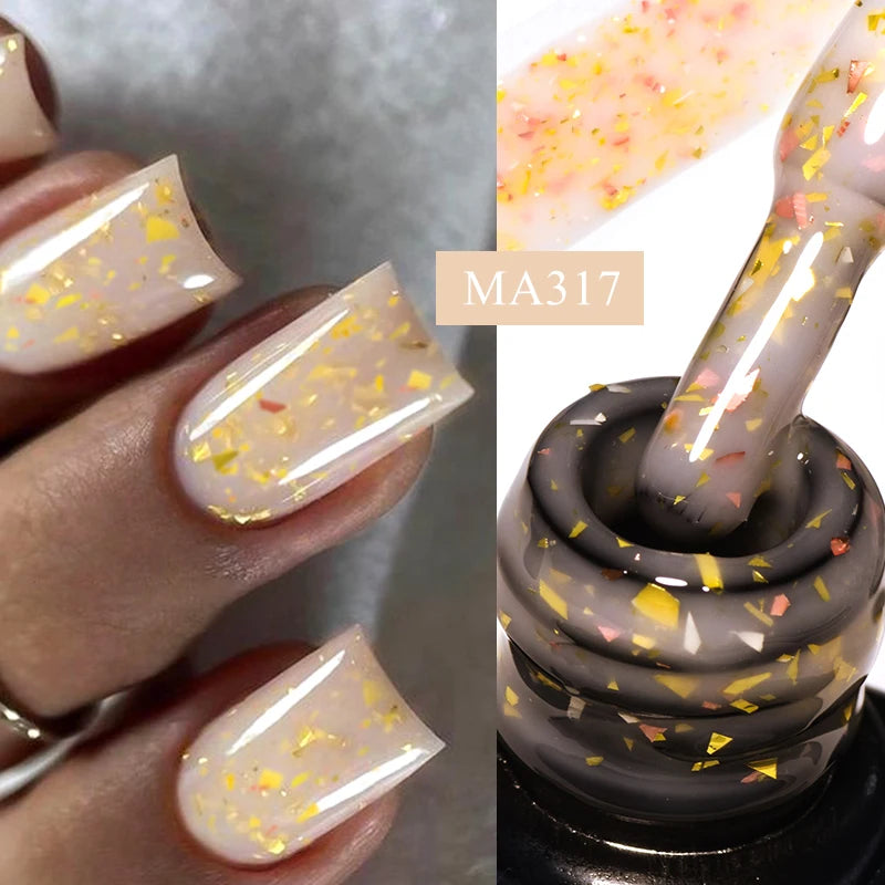 Glitter Rubber Base Gel