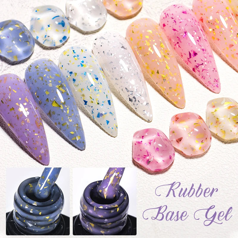 Glitter Rubber Base Gel