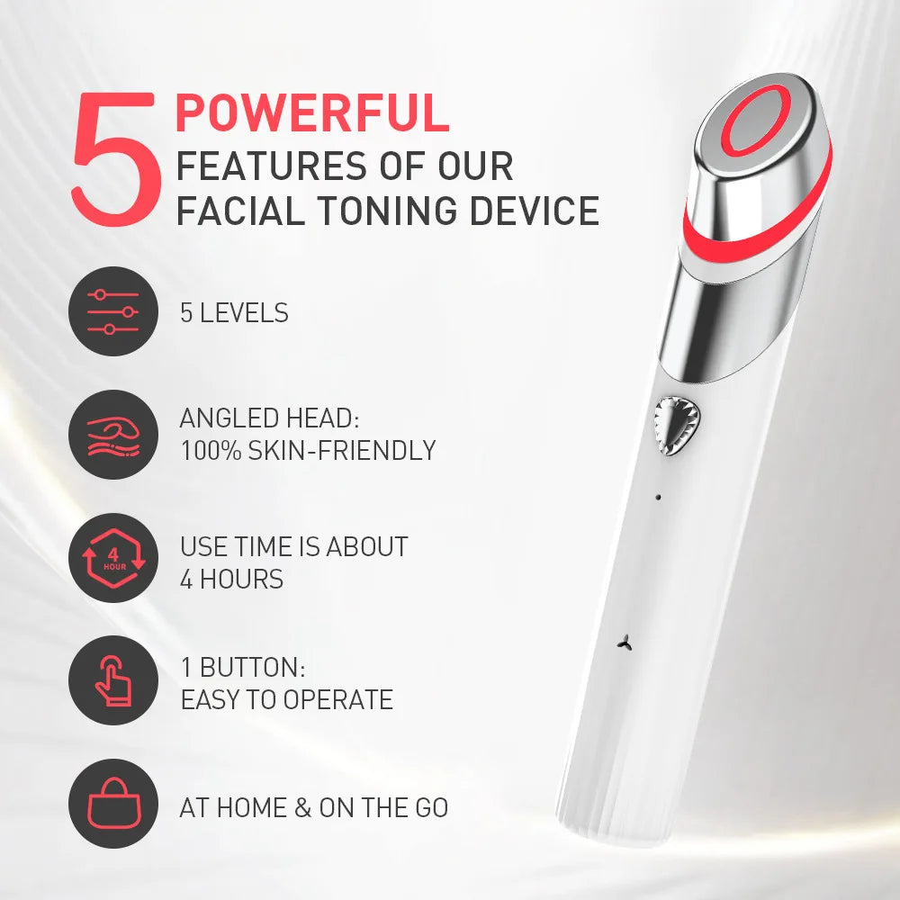 Rechargeable EMS Facial Booster Device