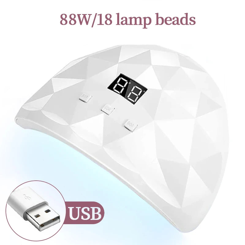 LULAA UV LED Nail Lamp with Eye Protection
