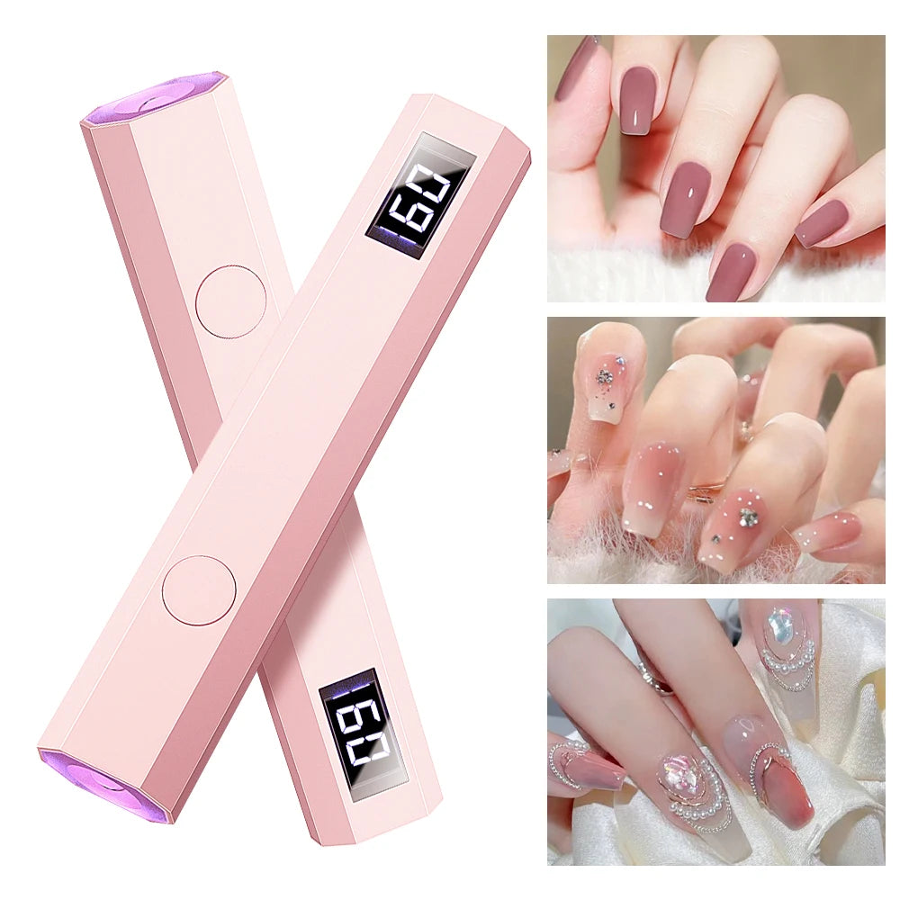 Rechargeable Mini LED Nail Lamp