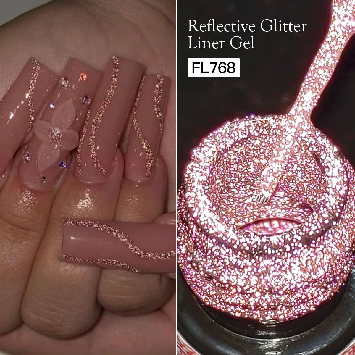 Reflective Glitter Liner Gel