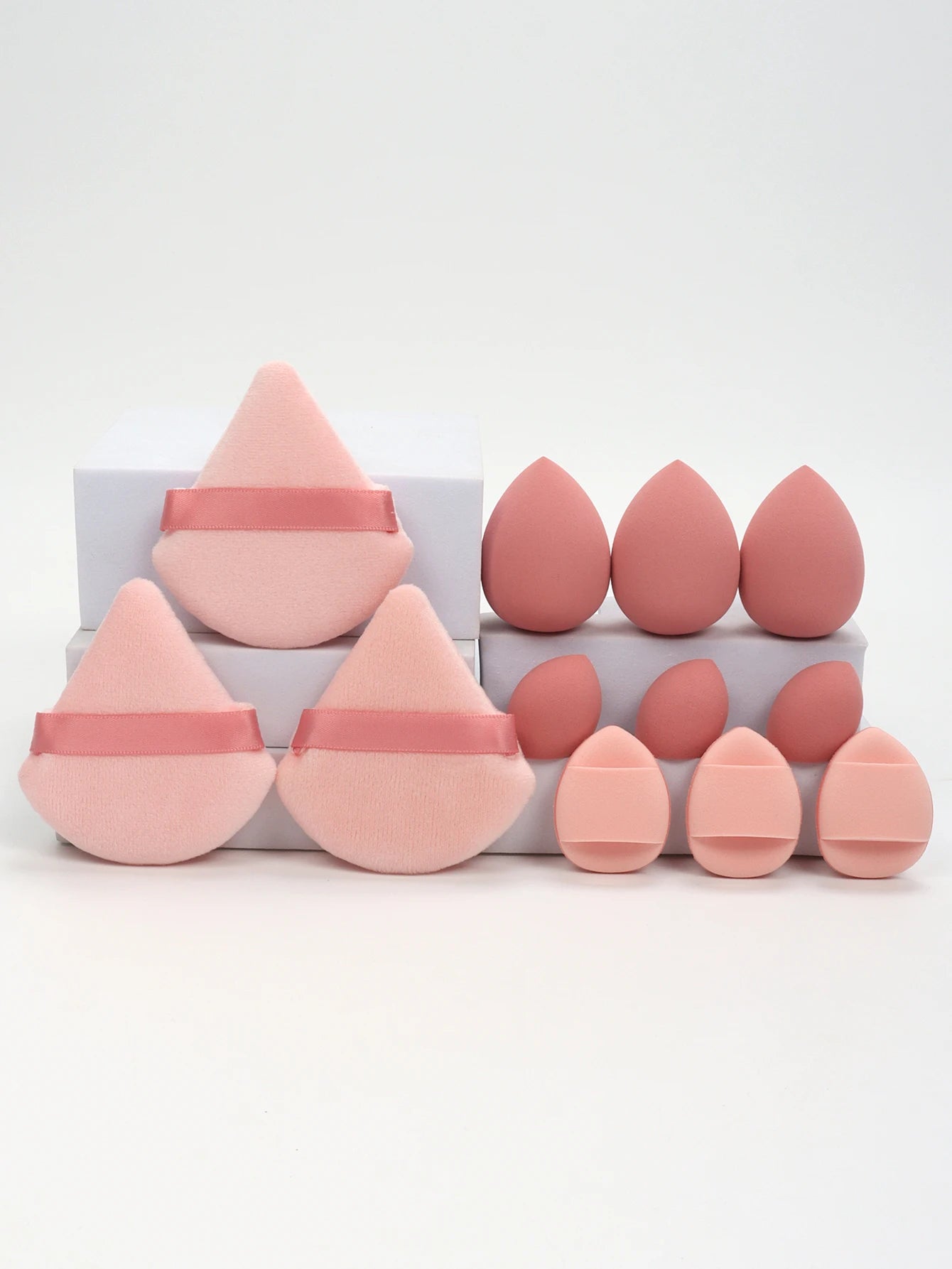 12-Piece Makeup Sponge & Powder Puff Set