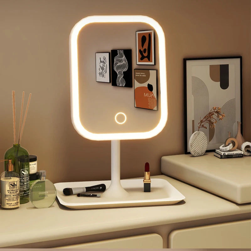 LED Vanity Makeup Mirror with 3 Color Lighting