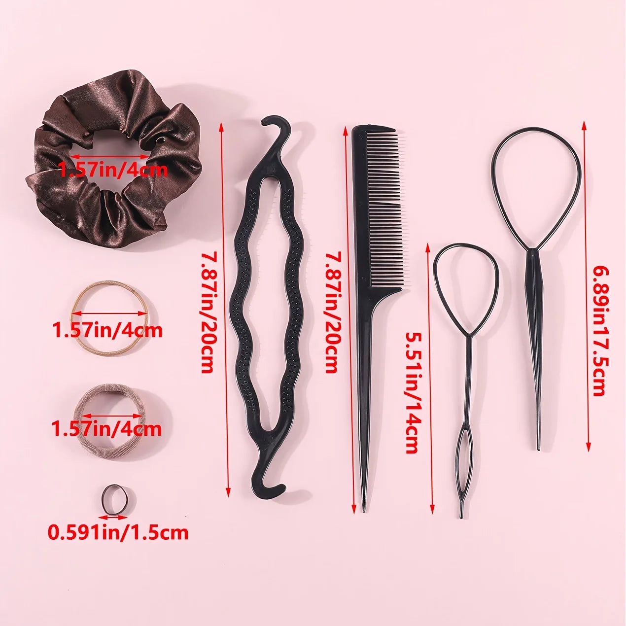 Hair Ties & Accessories Set