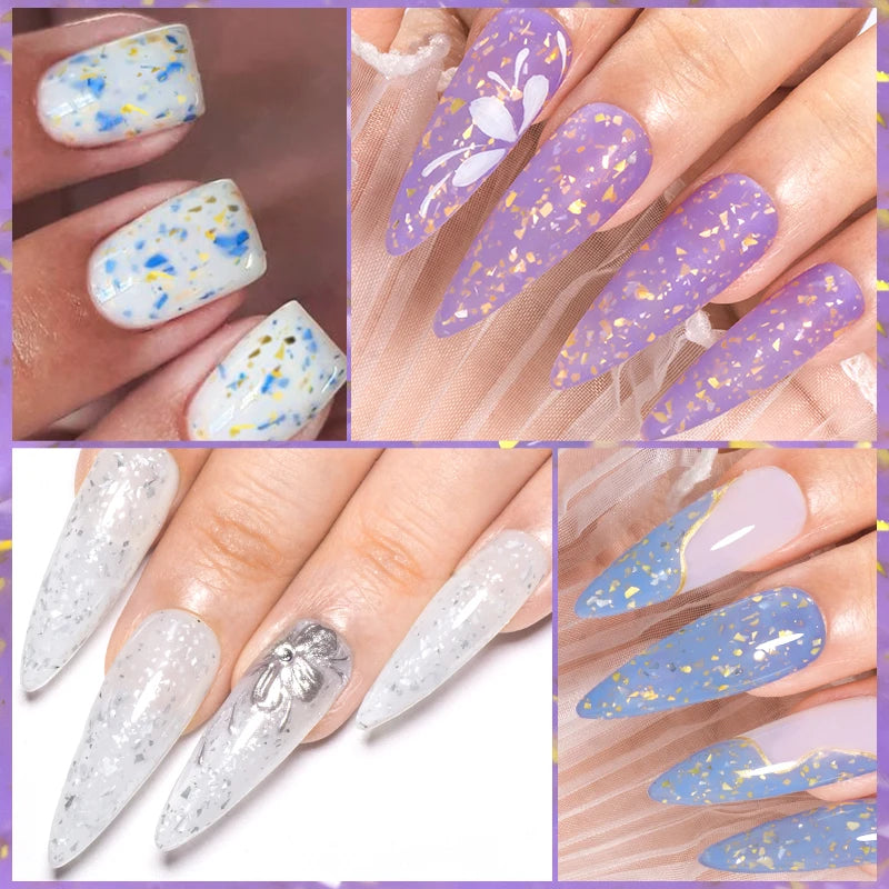 Glitter Rubber Base Gel