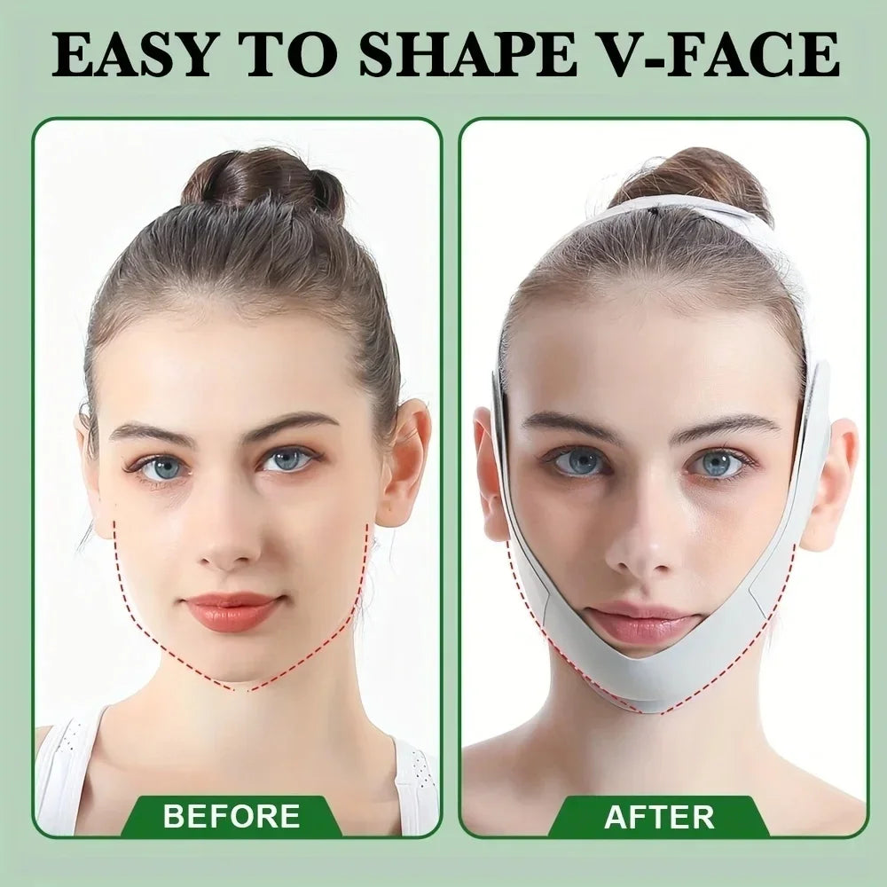 Reusable V-Line Face Support Mask