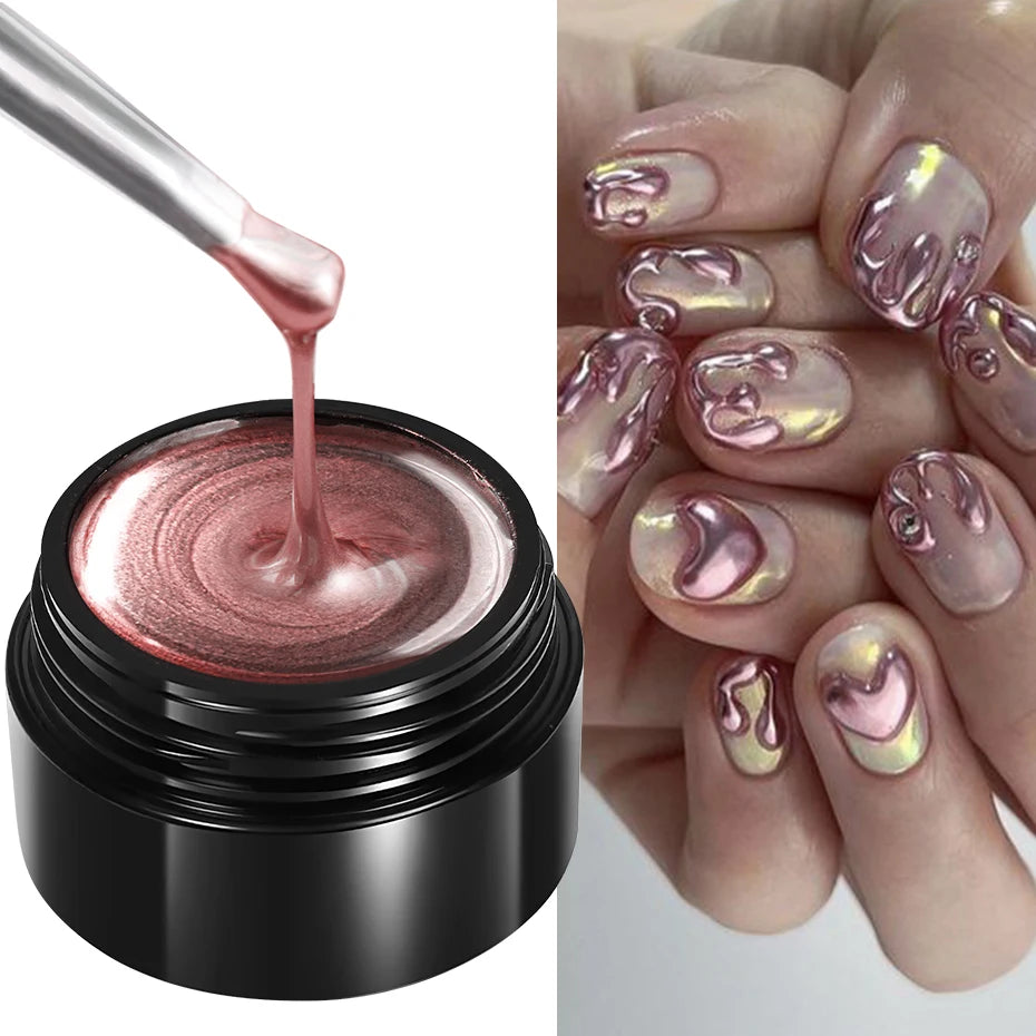 Metallic Nail Art Painting Gel