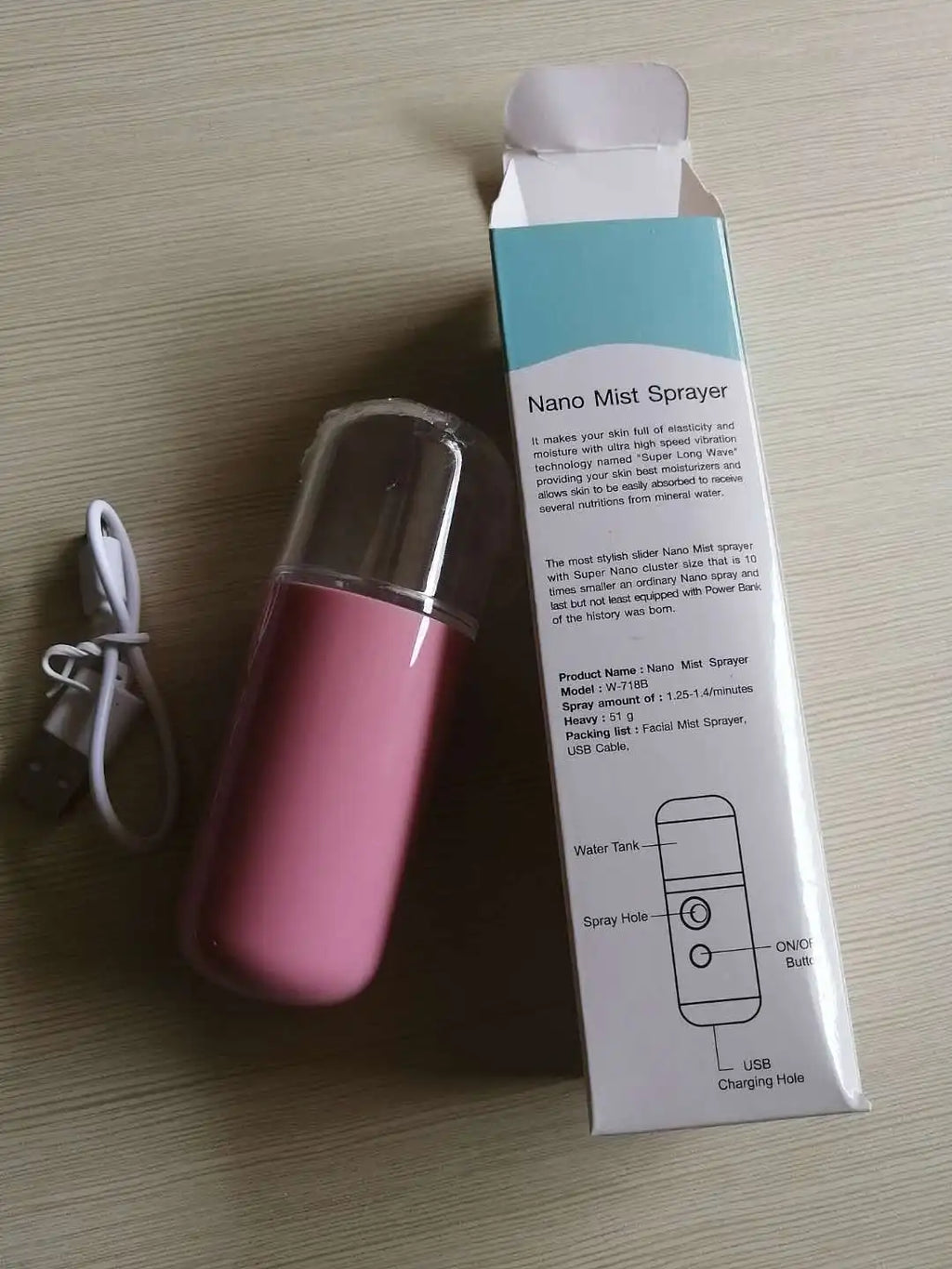 Portable Nano Facial Mist Sprayer