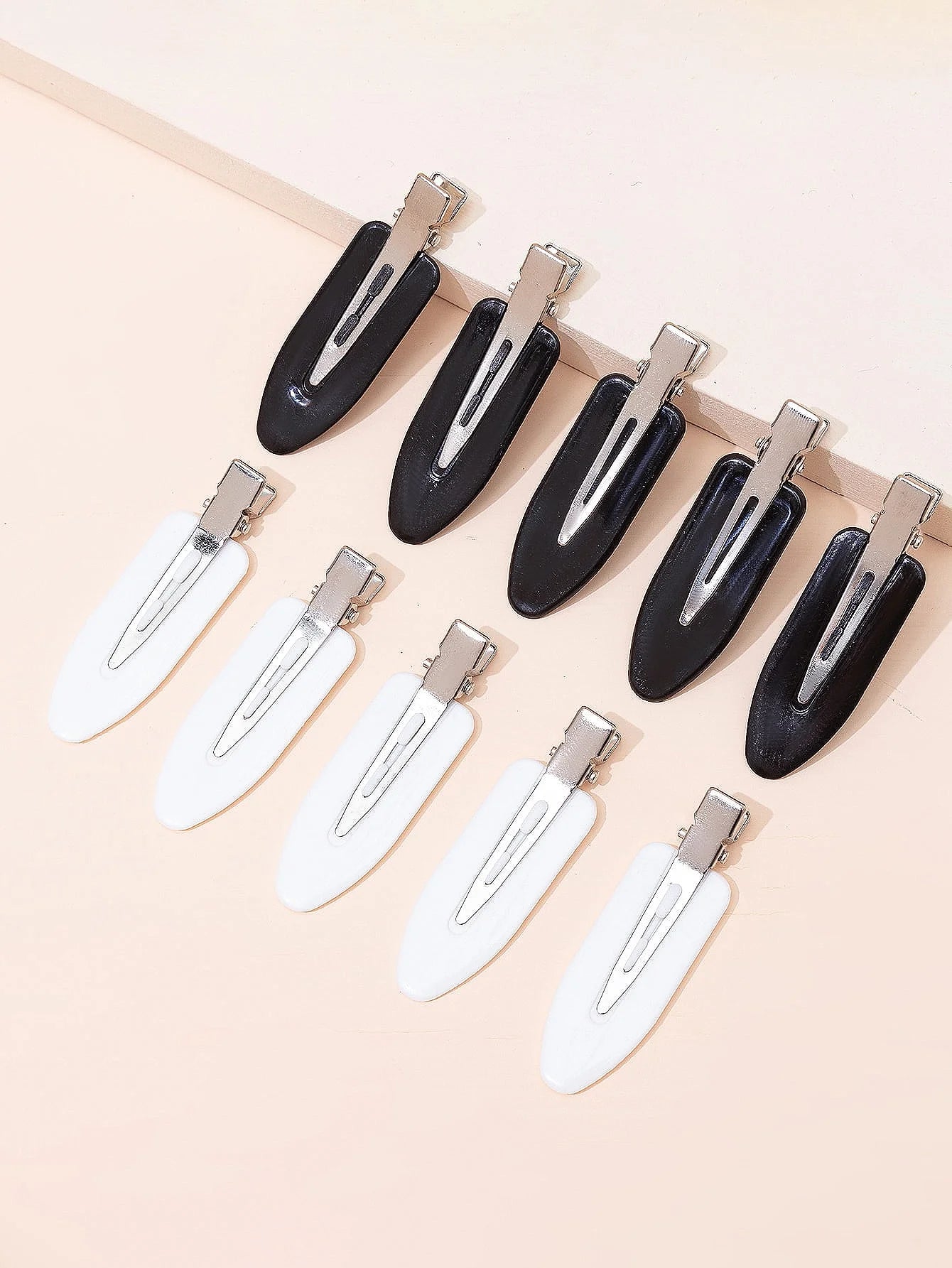 10-Piece No-Crease Hair Clip Set