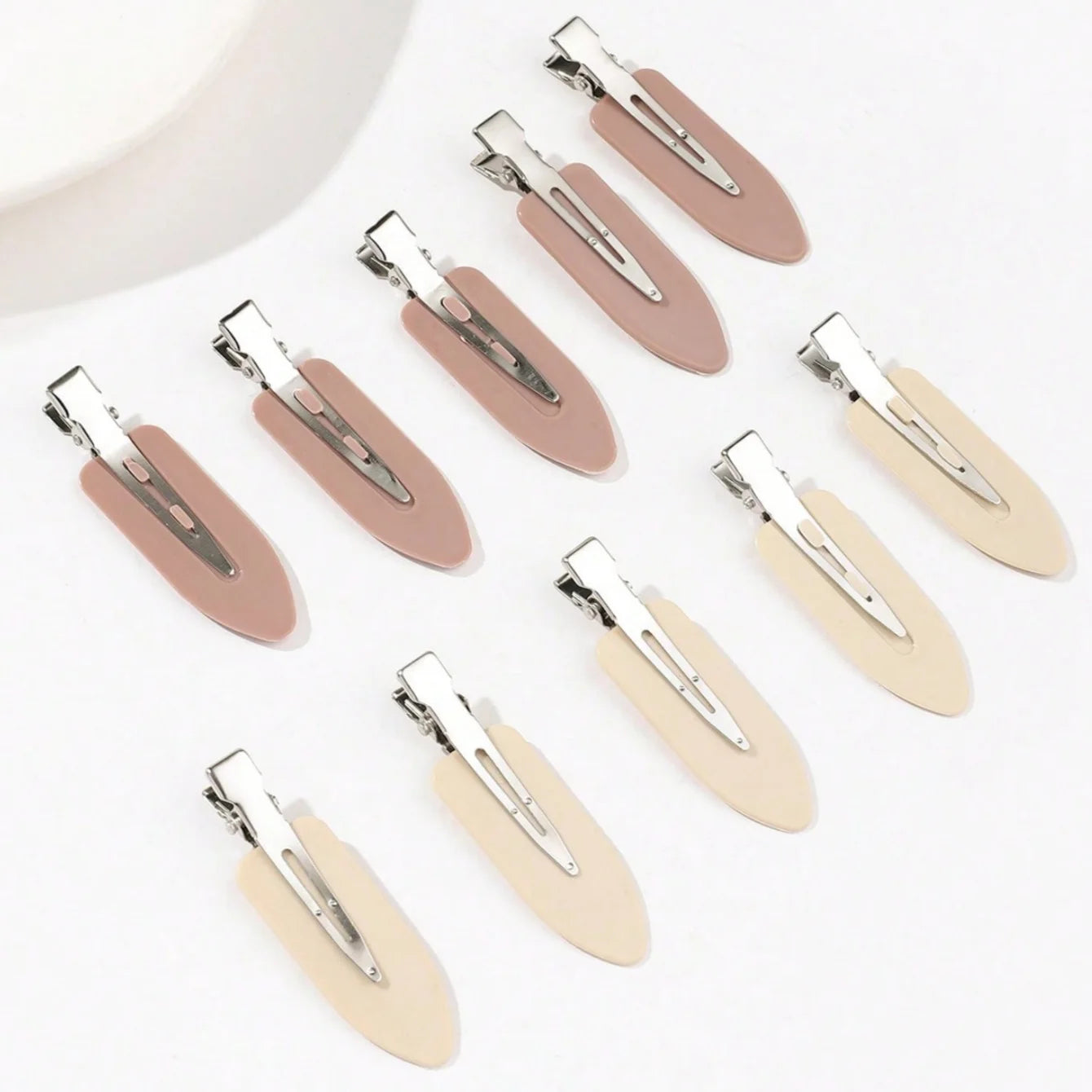 10-Piece No-Crease Hair Clip Set