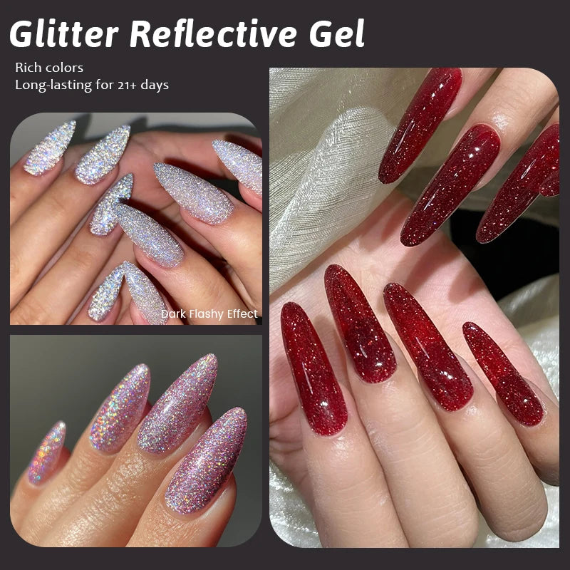Reflective Glitter Gel Polish