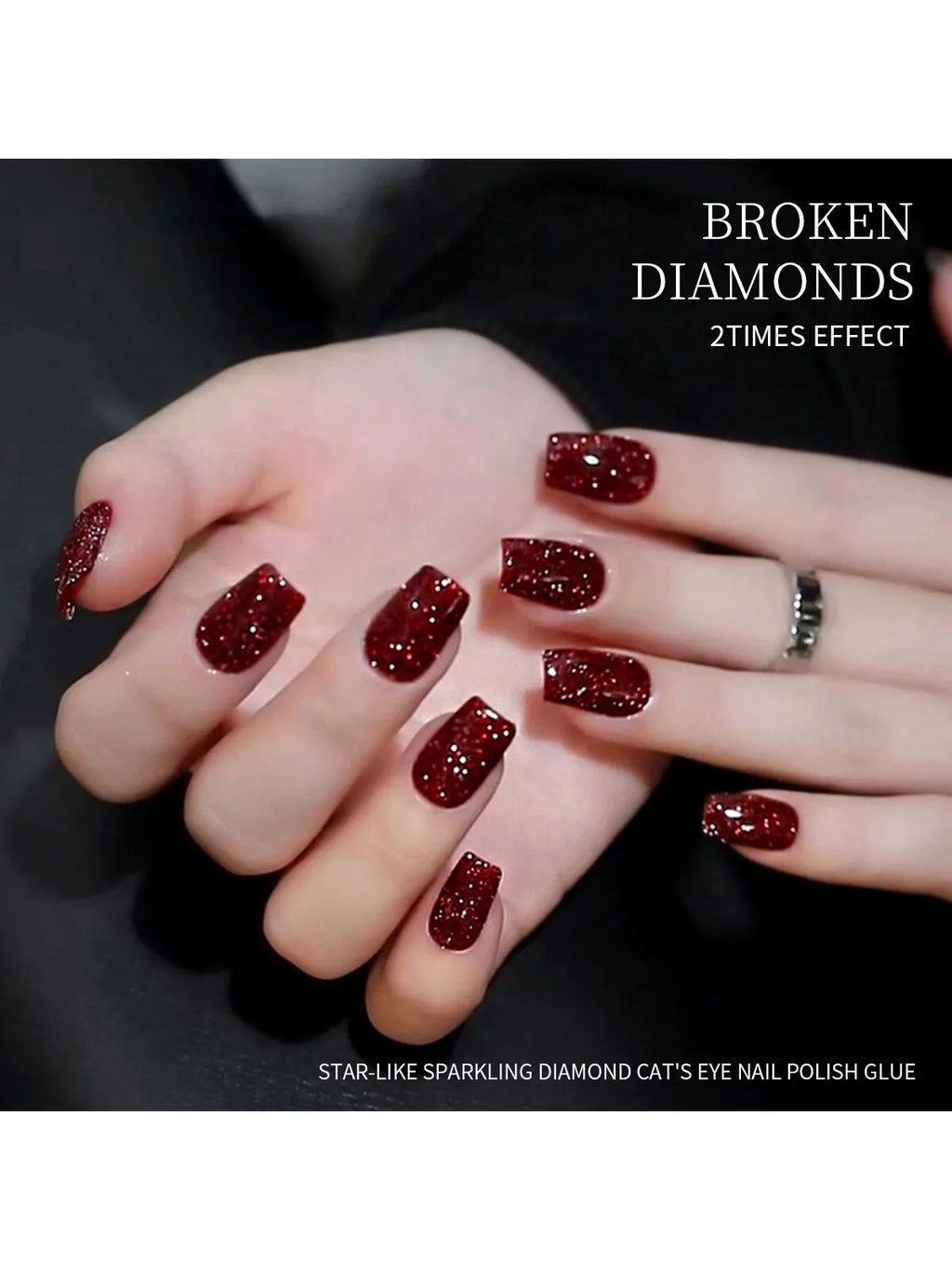Broken Diamond Glitter Gel Polish