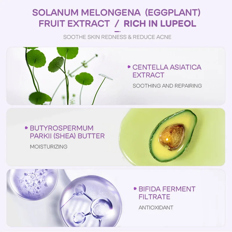 Eggplant Purifying Clay Face Mask Set (5-Pack)