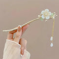 Floral Tassel Hair Stick