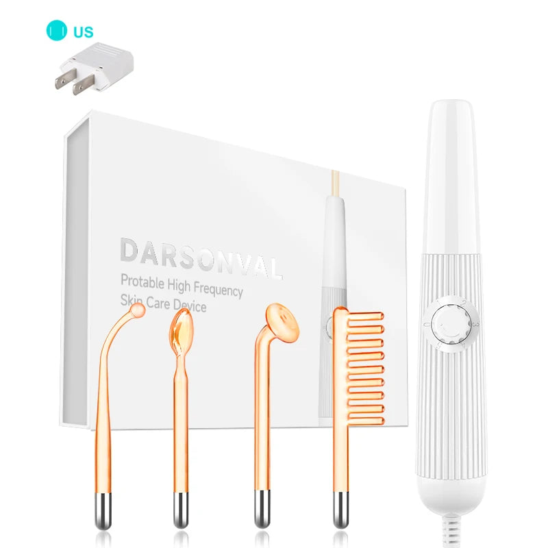 High Frequency Glass Electrode Facial Wand