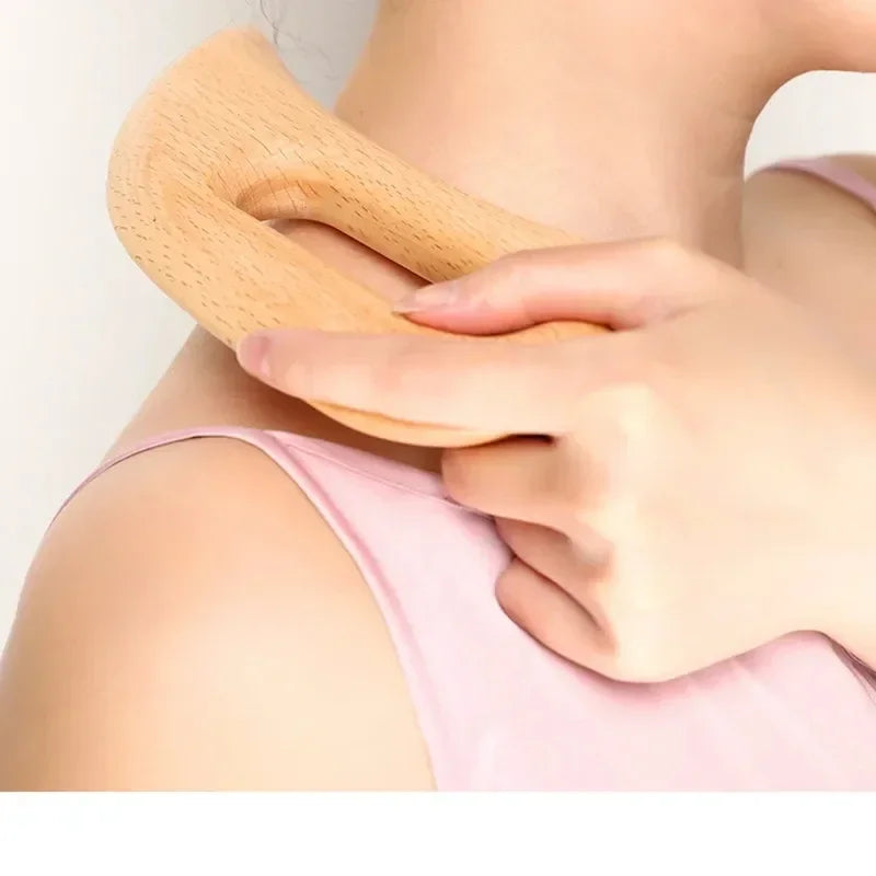 Wooden Body Massage & Gua Sha Tool
