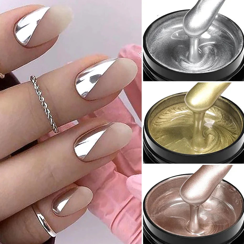 Metallic Nail Art Painting Gel
