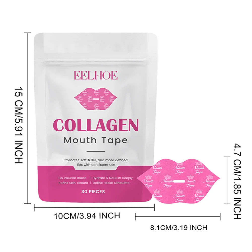 Collagen Hydrating Lip Mask Patches (30-Pack)