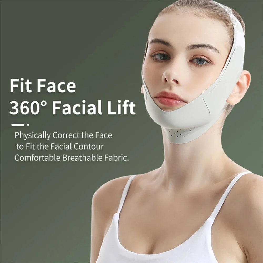 Reusable V-Line Face Support Mask