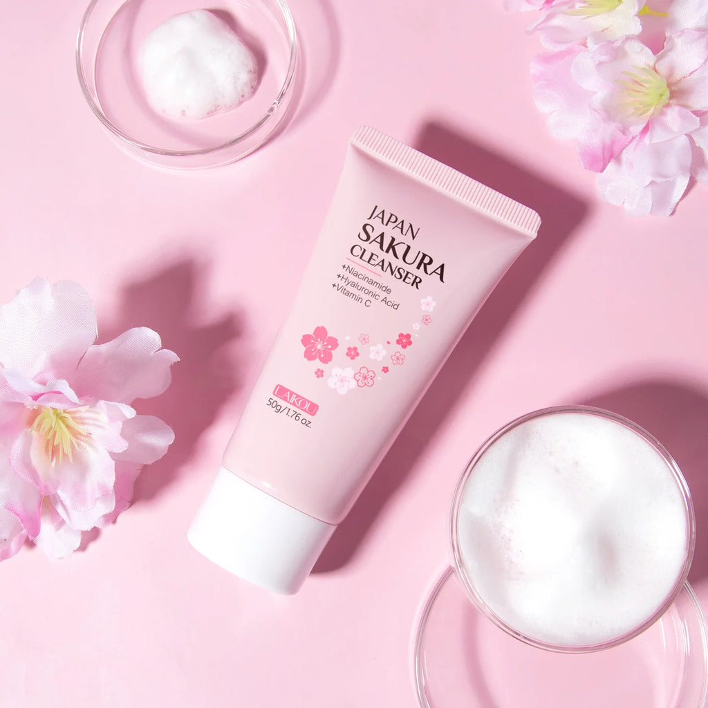 Sakura Brightening Facial Cleanser (50g)