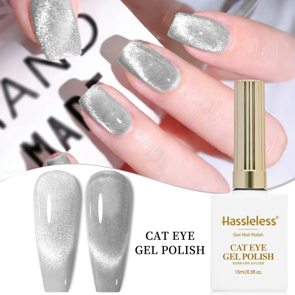 Universal Silver Cat Eye Gel Polish