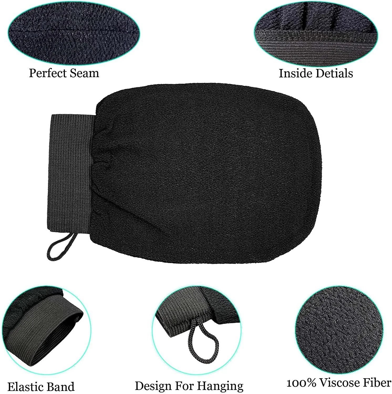 Exfoliating Bath & Shower Glove for Face & Body