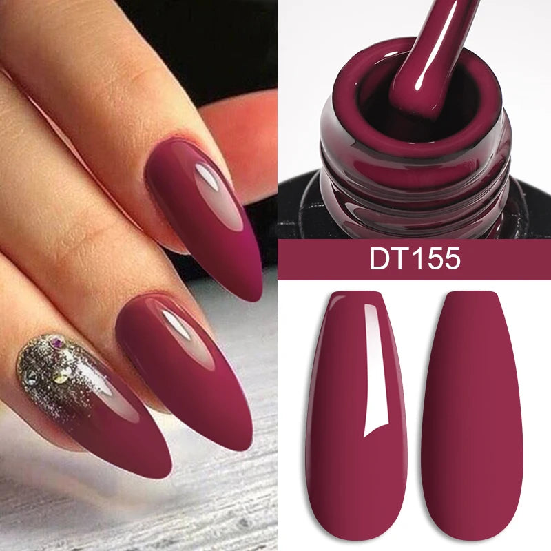 Crystal Red Gel Polish