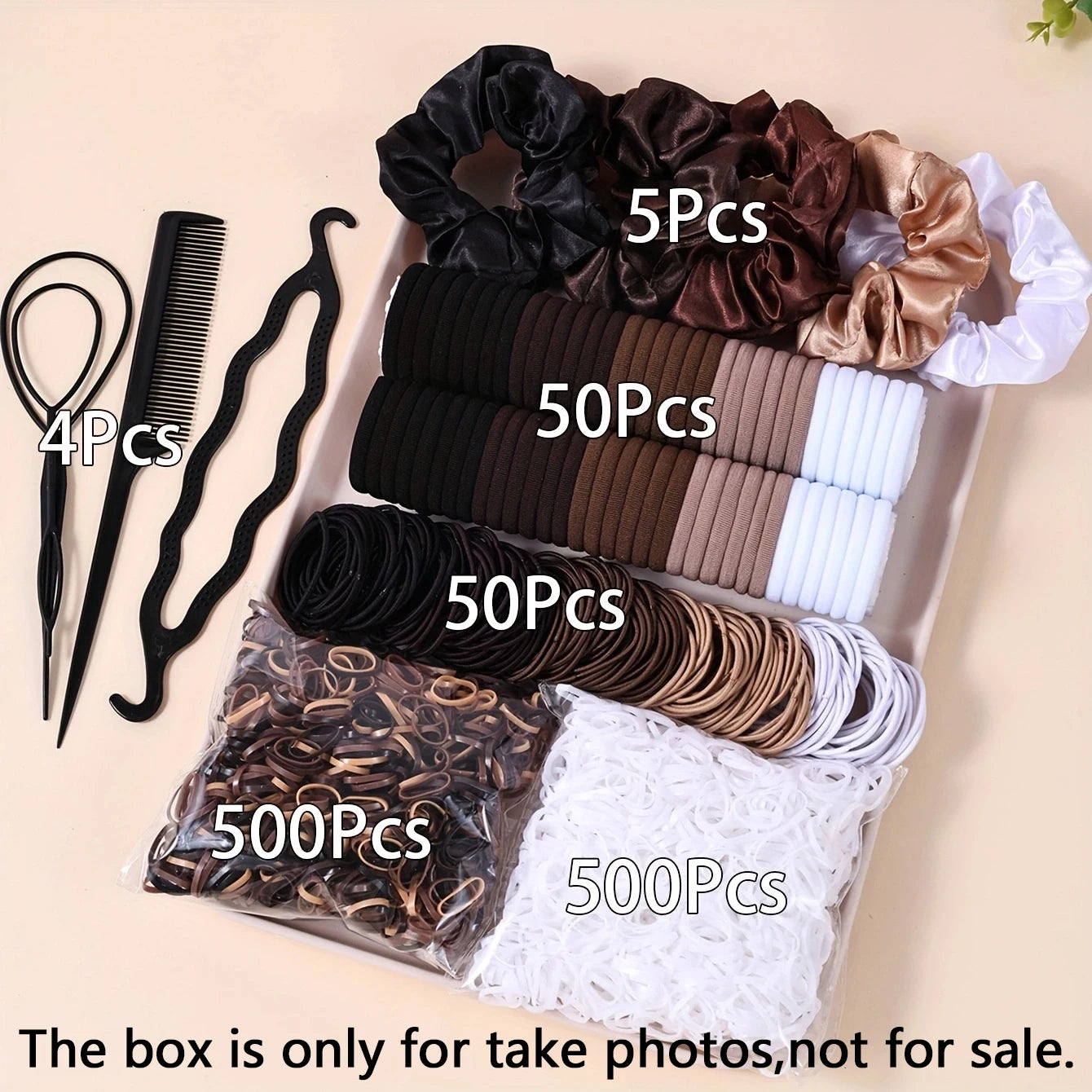 Hair Ties & Accessories Set