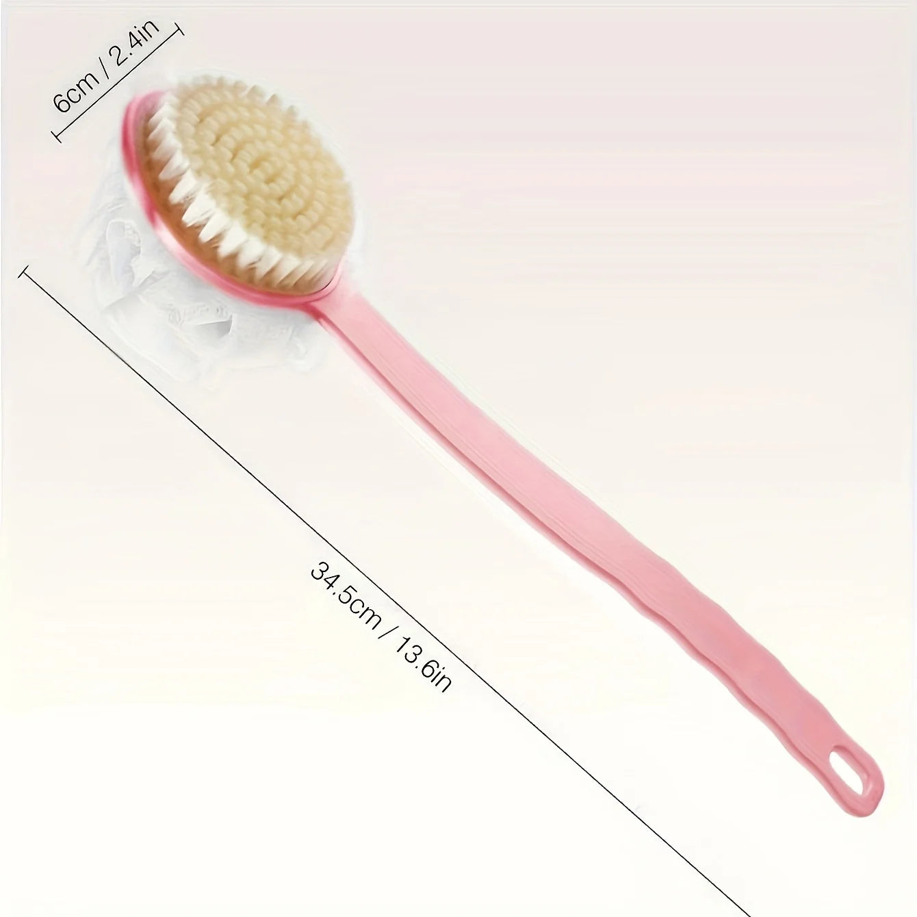 Long Handle Exfoliating Bath Brush