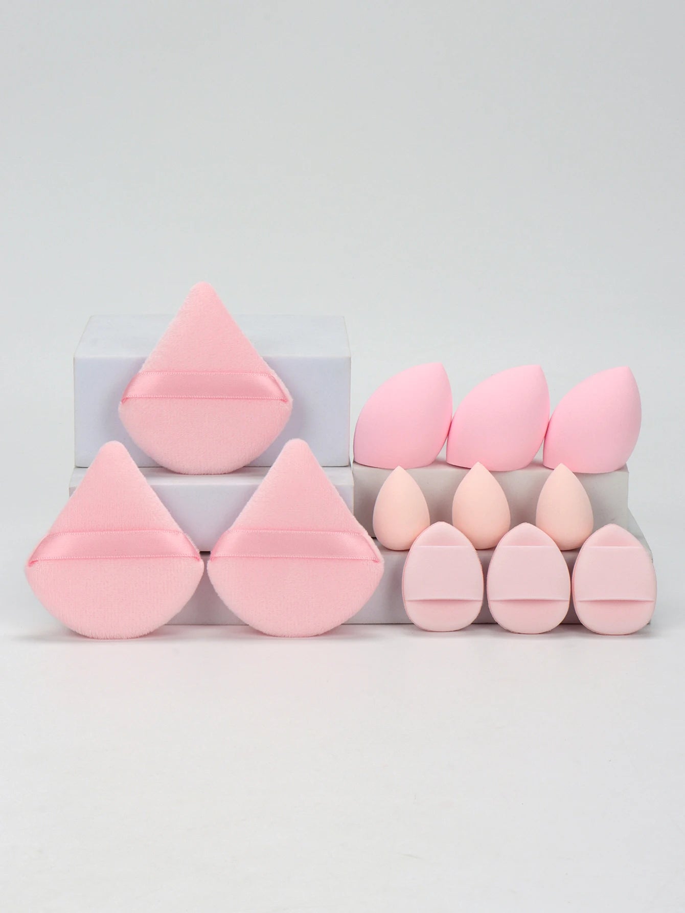 12-Piece Makeup Sponge & Powder Puff Set