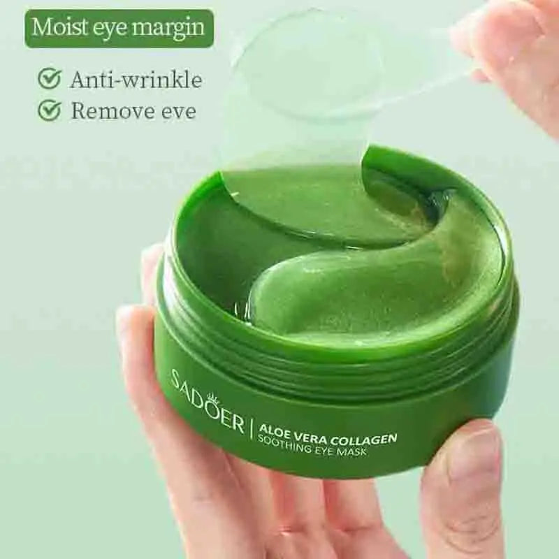 Aloe Vera & Collagen Hydrating Eye Patches (60 Pieces)