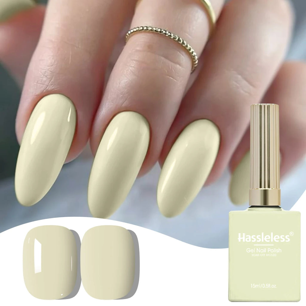 Pale Yellow Gel Polish