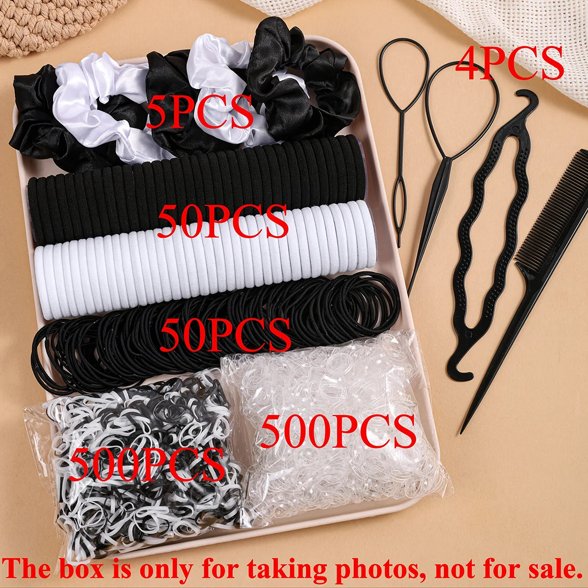 Hair Ties & Accessories Set