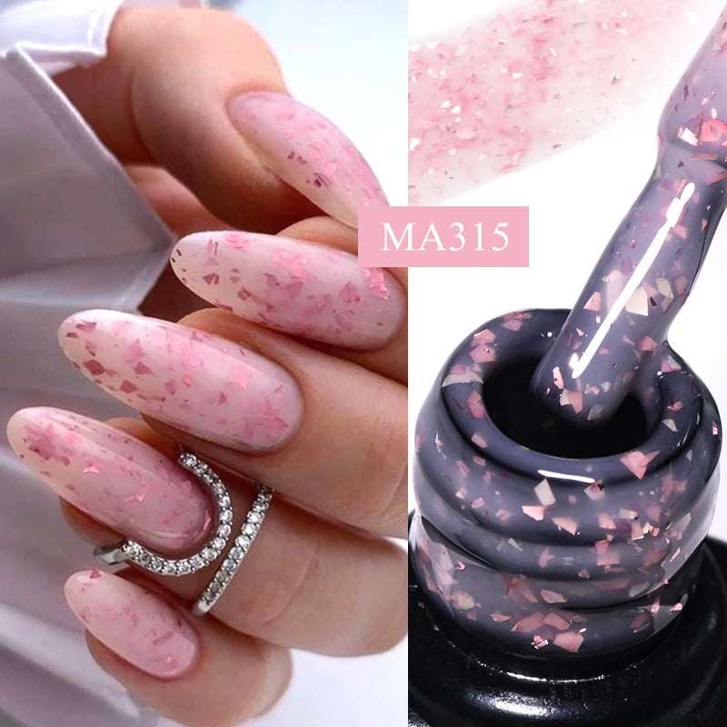 Glitter Rubber Base Gel