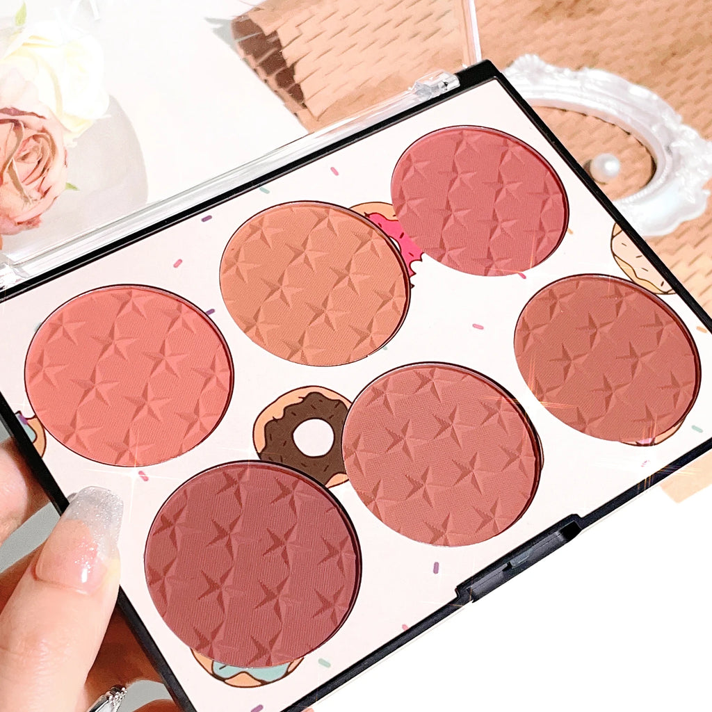 6-Color Blush Palette