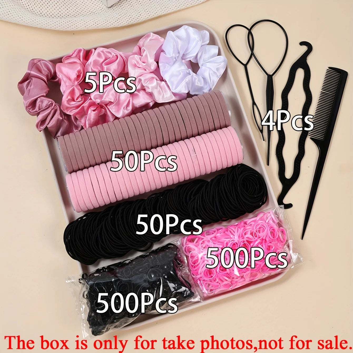 Hair Ties & Accessories Set