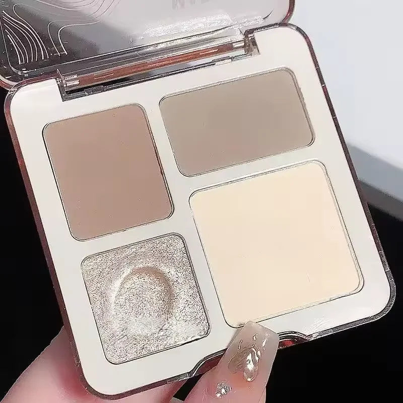 4-Color Highlighter & Contour Palette