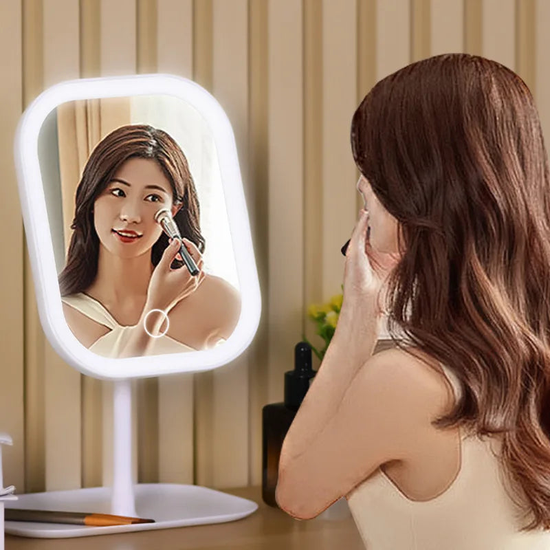 LED Vanity Makeup Mirror with 3 Color Lighting