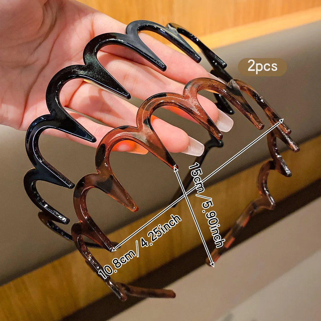 2-Piece No-Crease Hair Clip Set