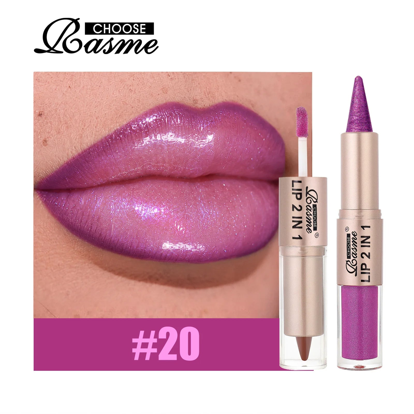 2-in-1 Lip Liner & Lip Gloss