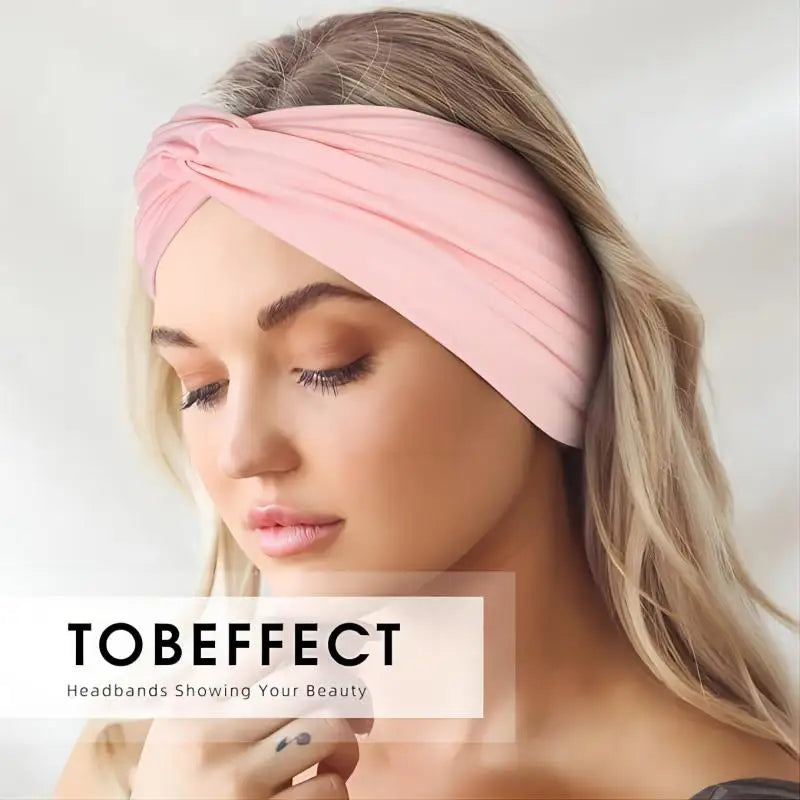 Wide Elastic Spa Headband