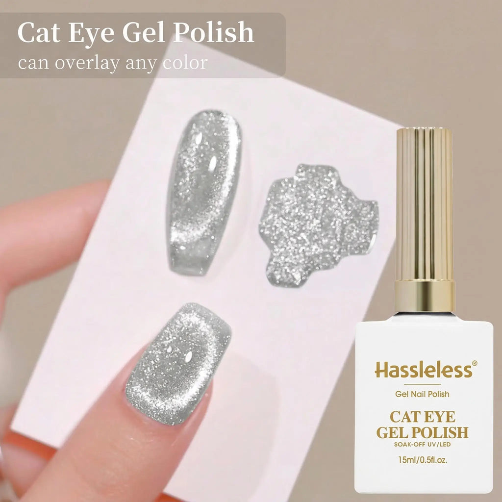 Universal Silver Cat Eye Gel Polish