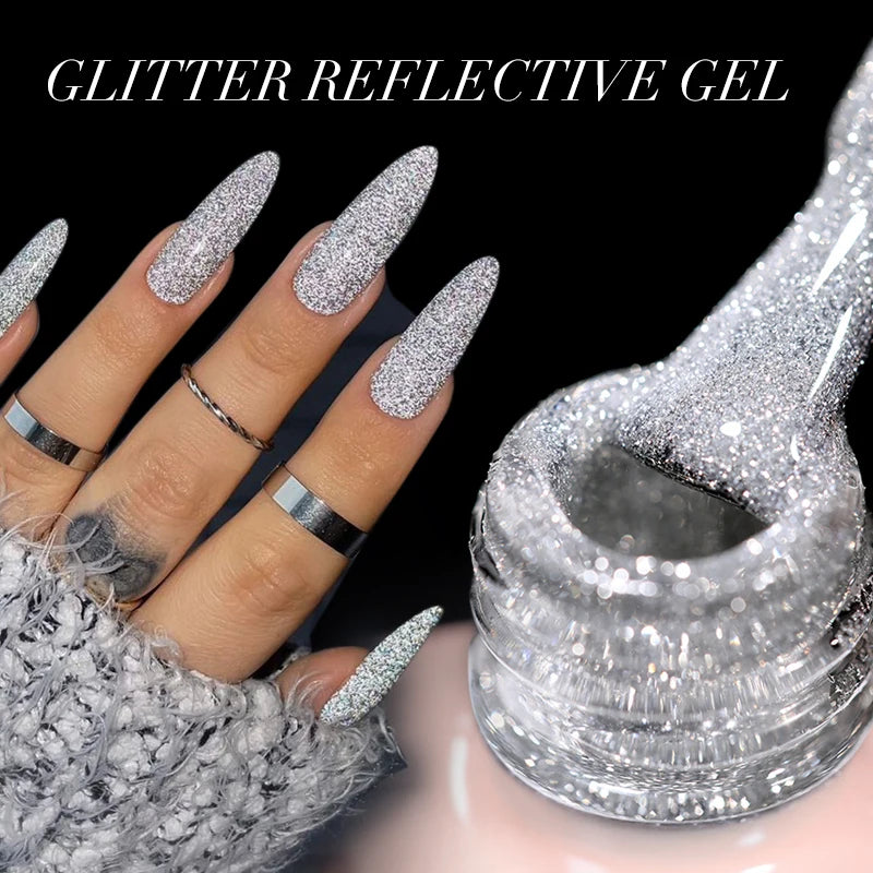 Reflective Glitter Gel Polish